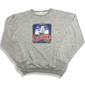 Rare 80s Vintage Oland Schooner Crewneck Sweatshirt